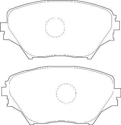 Omnicraft 2135020 - Kit de plaquettes de frein, frein à disque cwaw.fr