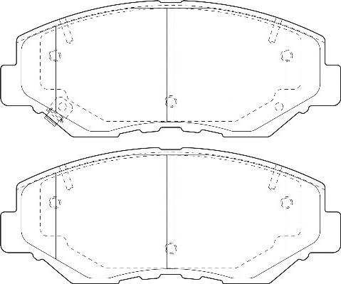 Omnicraft 2135190 - Kit de plaquettes de frein, frein à disque cwaw.fr