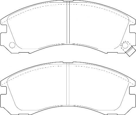 Omnicraft 2135142 - Kit de plaquettes de frein, frein à disque cwaw.fr