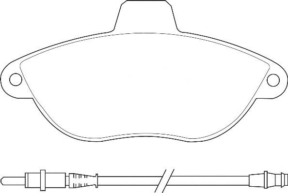 Omnicraft 2135155 - Kit de plaquettes de frein, frein à disque cwaw.fr