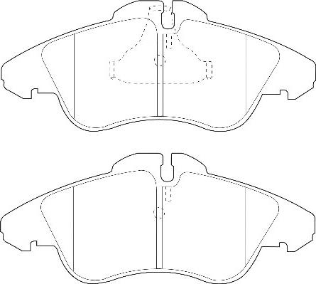 Omnicraft 2135160 - Kit de plaquettes de frein, frein à disque cwaw.fr