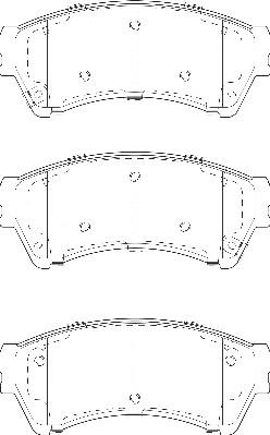 Omnicraft 2135168 - Kit de plaquettes de frein, frein à disque cwaw.fr