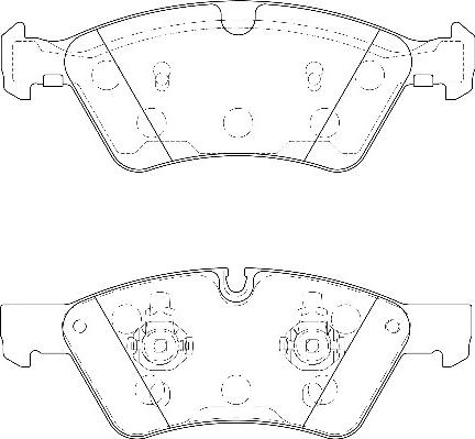 Omnicraft 2135180 - Kit de plaquettes de frein, frein à disque cwaw.fr