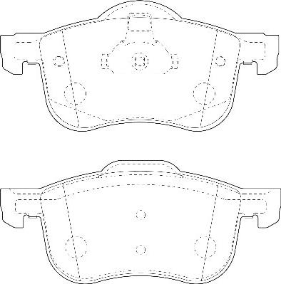 Omnicraft 2135124 - Kit de plaquettes de frein, frein à disque cwaw.fr