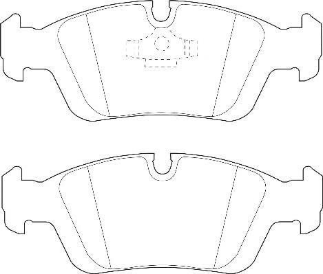 Omnicraft 2135128 - Kit de plaquettes de frein, frein à disque cwaw.fr