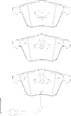 Omnicraft 2135170 - Kit de plaquettes de frein, frein à disque cwaw.fr