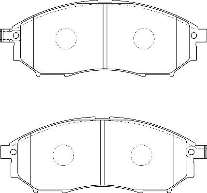 Omnicraft 2135178 - Kit de plaquettes de frein, frein à disque cwaw.fr