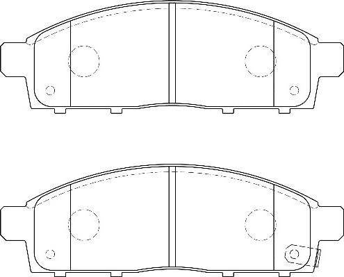 Omnicraft 2135172 - Kit de plaquettes de frein, frein à disque cwaw.fr