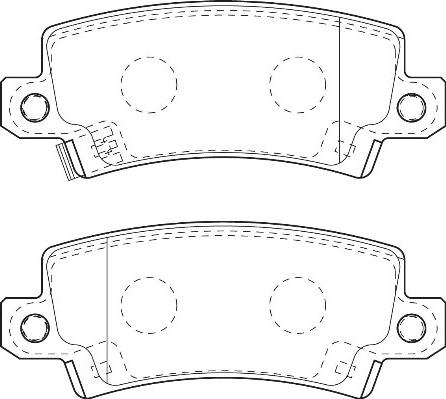 Omnicraft 2135707 - Kit de plaquettes de frein, frein à disque cwaw.fr