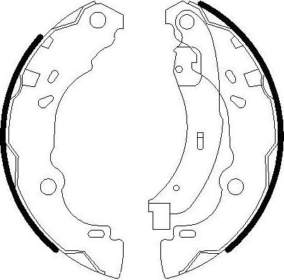 Omnicraft 2255690 - Jeu de mâchoires de frein cwaw.fr