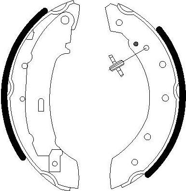 Omnicraft 2255639 - Jeu de mâchoires de frein cwaw.fr