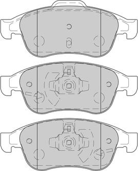 Omnicraft 2230127 - Kit de plaquettes de frein, frein à disque cwaw.fr