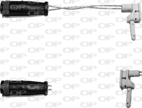 Open Parts AK3094.00 - Contact d'avertissement, usure des plaquettes de frein cwaw.fr