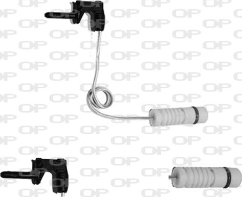 Open Parts AK3088.00 - Contact d'avertissement, usure des plaquettes de frein cwaw.fr