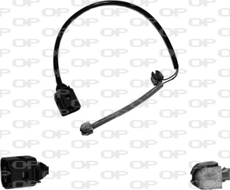 Open Parts AK3101.00 - Contact d'avertissement, usure des plaquettes de frein cwaw.fr