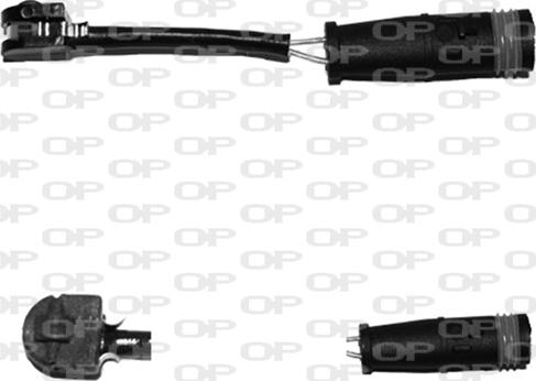 Open Parts AK3135.00 - Contact d'avertissement, usure des plaquettes de frein cwaw.fr