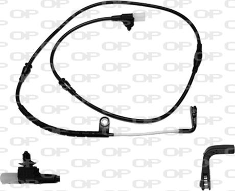 Open Parts AK3128.00 - Contact d'avertissement, usure des plaquettes de frein cwaw.fr