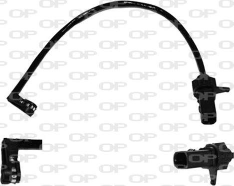 Open Parts AK3123.00 - Contact d'avertissement, usure des plaquettes de frein cwaw.fr