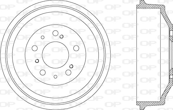 Open Parts BAD9003.10 - Tambour de frein cwaw.fr