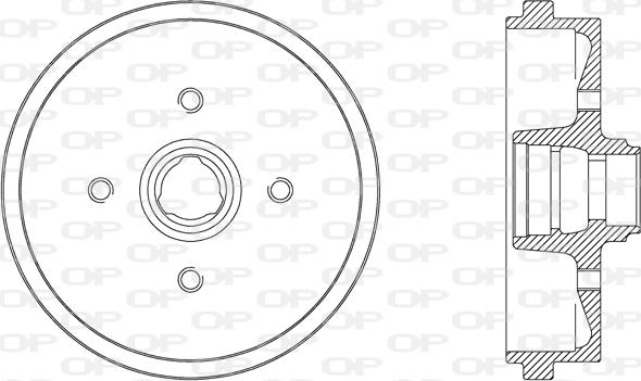 Open Parts BAD9010.40 - Tambour de frein cwaw.fr