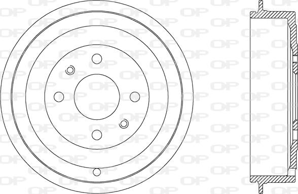 Open Parts BAD9023.10 - Tambour de frein cwaw.fr