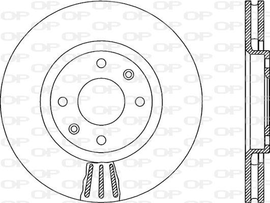 Open Parts BDA1955.20 - Disque de frein cwaw.fr