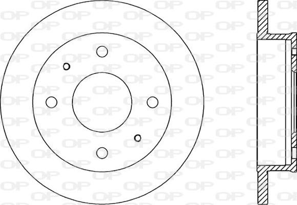 Open Parts BDA1950.10 - Disque de frein cwaw.fr