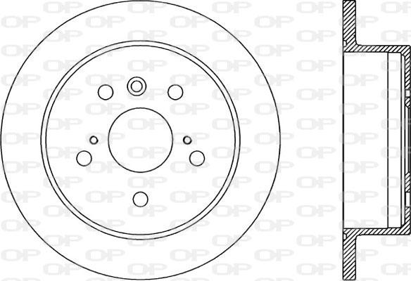 Open Parts BDA1969.10 - Disque de frein cwaw.fr