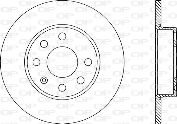 Open Parts BDA1967.10 - Disque de frein cwaw.fr