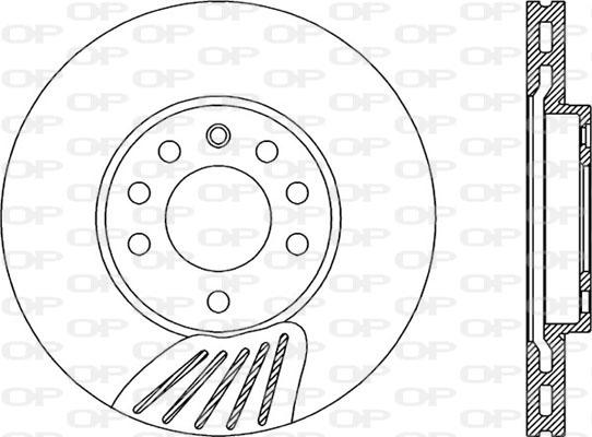 Open Parts BDA1908.20 - Disque de frein cwaw.fr