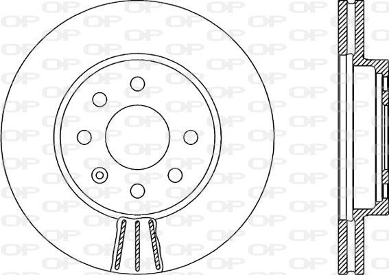 Open Parts BDA1984.20 - Disque de frein cwaw.fr