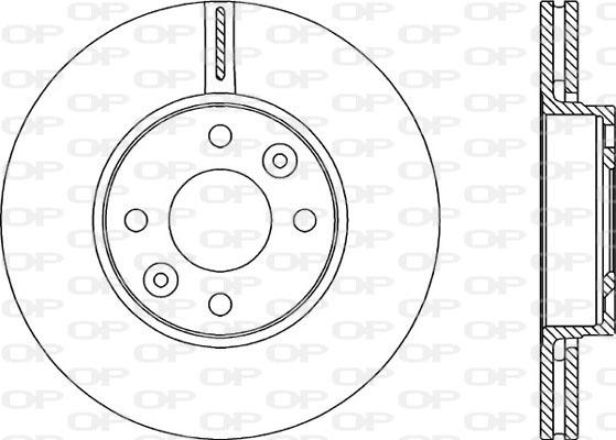 Open Parts BDA1985.20 - Disque de frein cwaw.fr