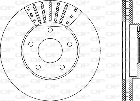 Open Parts BDA1986.20 - Disque de frein cwaw.fr