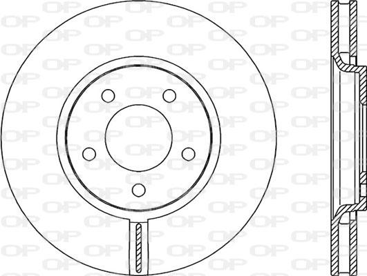 Open Parts BDA1981.20 - Disque de frein cwaw.fr