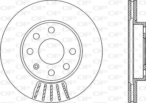 Open Parts BDA1983.20 - Disque de frein cwaw.fr