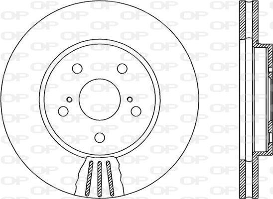 Open Parts BDA1982.20 - Disque de frein cwaw.fr