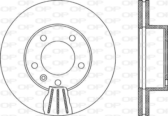 Open Parts BDA1979.20 - Disque de frein cwaw.fr