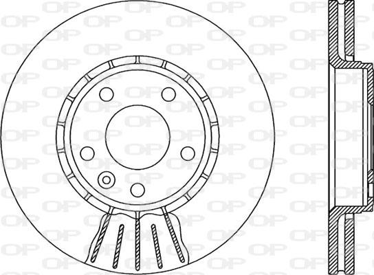 Open Parts BDA1978.20 - Disque de frein cwaw.fr