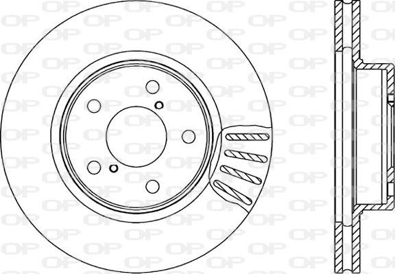 Open Parts BDA1491.20 - Disque de frein cwaw.fr