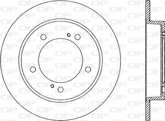 Open Parts BDA1498.10 - Disque de frein cwaw.fr