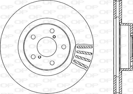 Open Parts BDA1493.20 - Disque de frein cwaw.fr