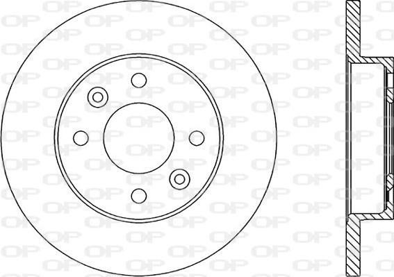 Open Parts BDA1446.10 - Disque de frein cwaw.fr