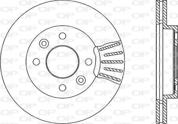 Open Parts BDA1450.20 - Disque de frein cwaw.fr