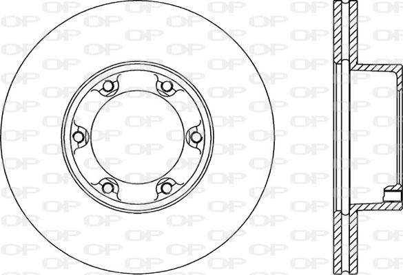 Open Parts BDA1451.20 - Disque de frein cwaw.fr