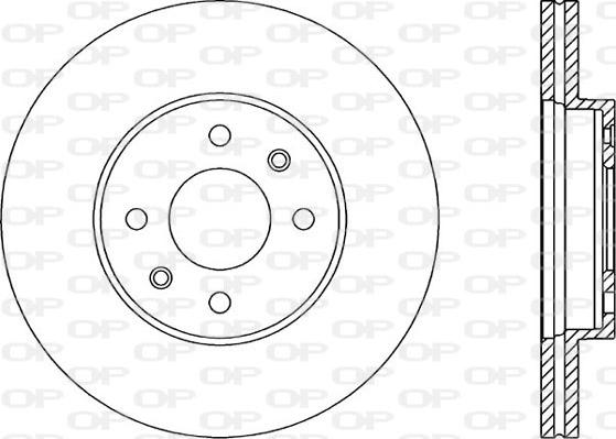 Open Parts BDA1464.20 - Disque de frein cwaw.fr