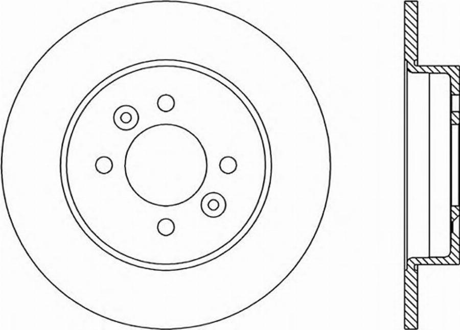 Open Parts BDA1466.10 - Disque de frein cwaw.fr