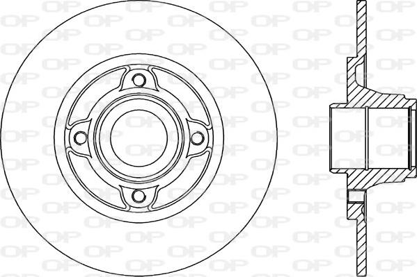 Open Parts BDA1461.10 - Disque de frein cwaw.fr