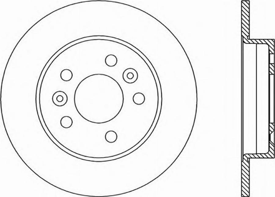 Open Parts BDA1467.10 - Disque de frein cwaw.fr