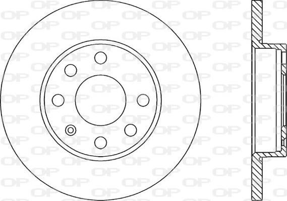 Open Parts BDA1403.10 - Disque de frein cwaw.fr