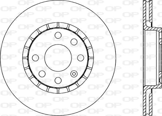 Open Parts BDA1415.20 - Disque de frein cwaw.fr